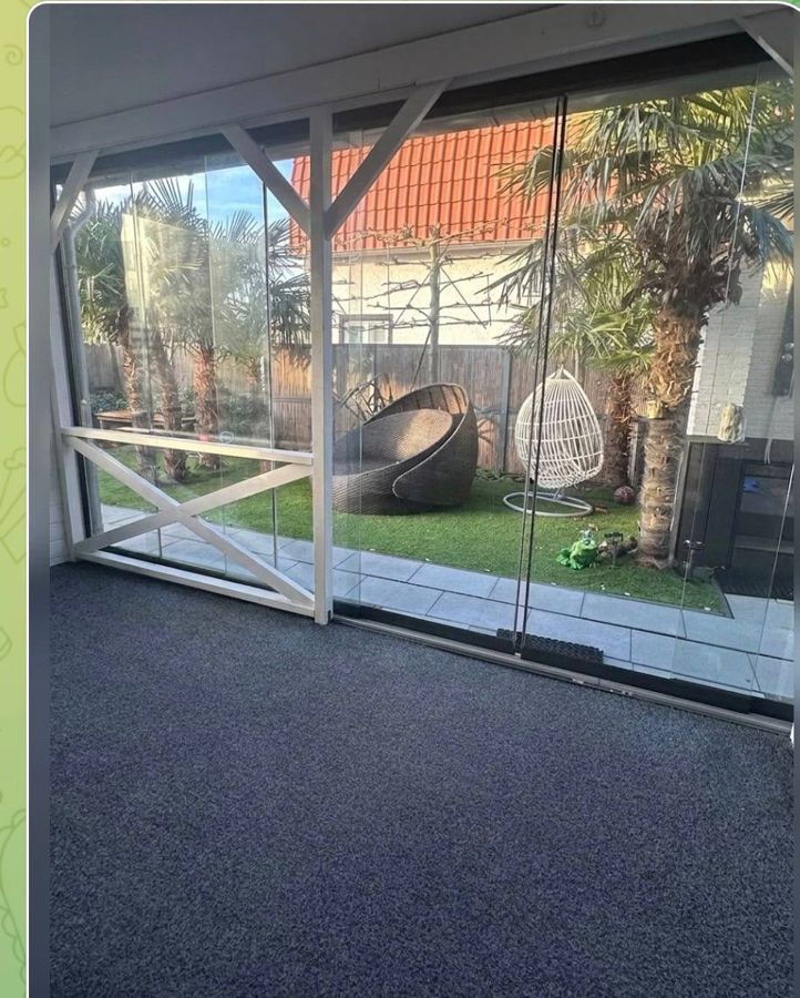 Zicht vanuit de veranda
